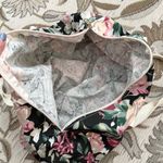 Vintage Floral Duffel Bag Canvas Tote Gym Shopping Pink Photo 3