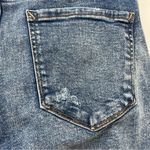 a.n.a NWT  size 10p high rise straight Blue denim Jeans Distressed raw hem Photo 13