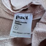 Pact  100% Organic Cotton Small Pink Pale Mauve Joggers Downtown Sweatpants Pocke Photo 3