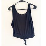Beyond Yoga  Knot A Problem Cropped Tank in Black medium Photo 1