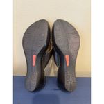 b.o.c. Between The Toe Sandal Woman's 8M Black Wedge Buckle Size 8 Photo 9