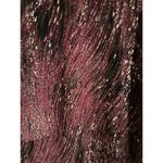 Allison Daley Women's Large 3/4 Sleeve Purple Striped Open Cardigan Photo 8