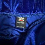 Paul Frank  Blue Velour Track Pants with Stripes size Large Photo 2
