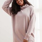 Aerie  Mauve Cowl Neck Sweatshirt Photo 0