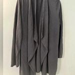 Pure Jill Cardigan Size Large Gray Long Coastal Loose Flowy Photo 0
