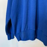 Vintage Raglan Crewneck Pullover Sweater Blue Size XL Photo 3