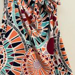 Diane Von Furstenberg  silk vintage print mandala wrap dress Italy RARE Y2K Photo 2