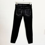 AMO Twist Ink Low Rise Faded Black Skinny Ankle Jeans Casual Stretch Size 24‎ Photo 8