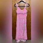 Berlin Nova  Pink Sequin Open Front Prom Dress Photo 3