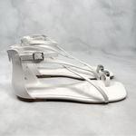 BCBGeneration NEW Kline Embellished Toe Ring Strappy Square Toe Flat Sandals 9 Photo 3