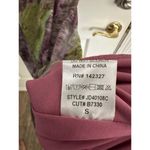 Blanc  Women's Purple Green mesh, body con Maxi Dress Size Small Photo 2