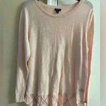 Torrid  baby pink layered look button back crewneck pullover sweater. Large Photo 0