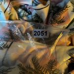 Joan Vass JV  size L palm  print robe. Photo 6