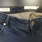 Torrid Crop Boyfriend Straight Vintage Stretch Mid-Rise Jean Sz. 14 Fringe Hem Photo 5