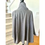 UGG  Pichot Grey Fleece Lined Poncho Sweater Photo 4