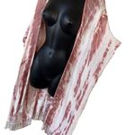 Woven Heart  Tie Dye Fringe Kimono Photo 4