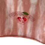 Boys Lie  Cherry Pie Shirts Cream Peach Drawstring size medium Photo 2