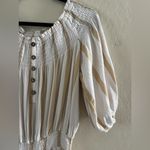 Vintage Havana  Striped Off Shoulder Romper sz S Photo 4