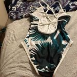 Davi & Dani New With Bag  Palm Tree Swimsuit Sz S Resort Vacation Beach Photo 1