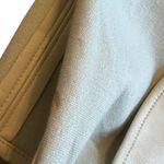 Oak + Fort  Cream Vegan Faux Leather Wrap Dress Midi Length Size Small Women's Photo 10