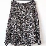 Chico's Chico’s Abstract Print Crinkle Lined Full A Line Skirt Sz L Photo 0