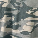 Monrow Women's Blue Camo Camouflage Cropped Short Sleeve Tee T Photo 3