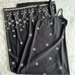 Younique Clothing Vintage Black Floral Embroidered Maxi Dress Women's Medium Photo 1