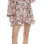 Rococo Sand Vie Floral Wrap Mini Dress White Photo 0