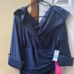 Jessica Howard  Women’s Navy Blue Fit and Flare Dress Photo 2