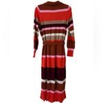 Charter Club Luxury Cashmere Striped Sweater Midi Dress Photo 4