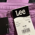 Lee NWT Women's Denim Capri In Color Lilac SZ-14 Photo 3