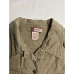 Faded Glory  Tan Button Up Soft Jean Jacket Size LARGE 100% Cotton Photo 4