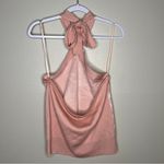 New York & Company Pink & White Floral Print Knit Sweater Halter Top NWT Size XL Photo 5