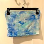 American Eagle  Blue Tie-Dye Bandeau Tube Top Size Medium Photo 2