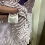 COOGI vintage purple striped cotton full zip long sleeve belted dress size XL Photo 3