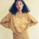 Christy Dawn  Organic Cotton Magical Mystery Mustard Sweatshirt Size medium Photo 2