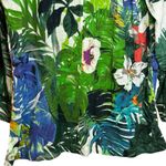 Soft Surroundings Shangri La Tunic Women’s XL Tropical Embroidered Beaded Shirt Photo 6