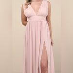 Lulus LULU’S Heavenly Hues Blush Maxi Dress Photo 5