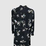 A New Day Black Floral Long Sleeve Dress Photo 5