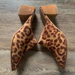 Beast Fashion  Leopard Print Heeled Mules 8 Photo 1