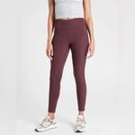 Athleta Headlands Hybrid Trek Tights Burgundy Size 8 Photo 2