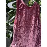 The Outfit Crushed Velvet Sleeveless Tank Top – Size M Pink Size M Photo 2