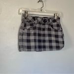 Miley Cyrus & Max Azria Women Buffalo Plaid checkered mini skirt Grey XSmall 1 Gray Size undefined Photo 1