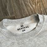 Pickleballer heathered gray crewneck sweatshirt boutique small medium trendy Photo 3