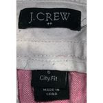 J.Crew Women’s Pink Cotton City Fit Shorts sz 6 Photo 7