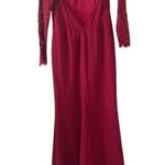 Lulus Awaken My Love Burgundy Long Sleeve Lace Maxi Dress Photo 3