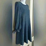 Velvet Heart  Demin Long Sleeve Women's Dress (334) Photo 3