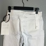 Current/Elliott  The High Waist Stiletto‎ Jeans Size 25White Distressed NWT Photo 6