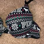 PINK - Victoria's Secret Pink Victoria’s Secret Christmas print bra holiday bra size 34B T-shirt bra Photo 1