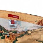 Bongo Y2K light orange floral print low rise micro mini shorts with lace detailing Photo 3